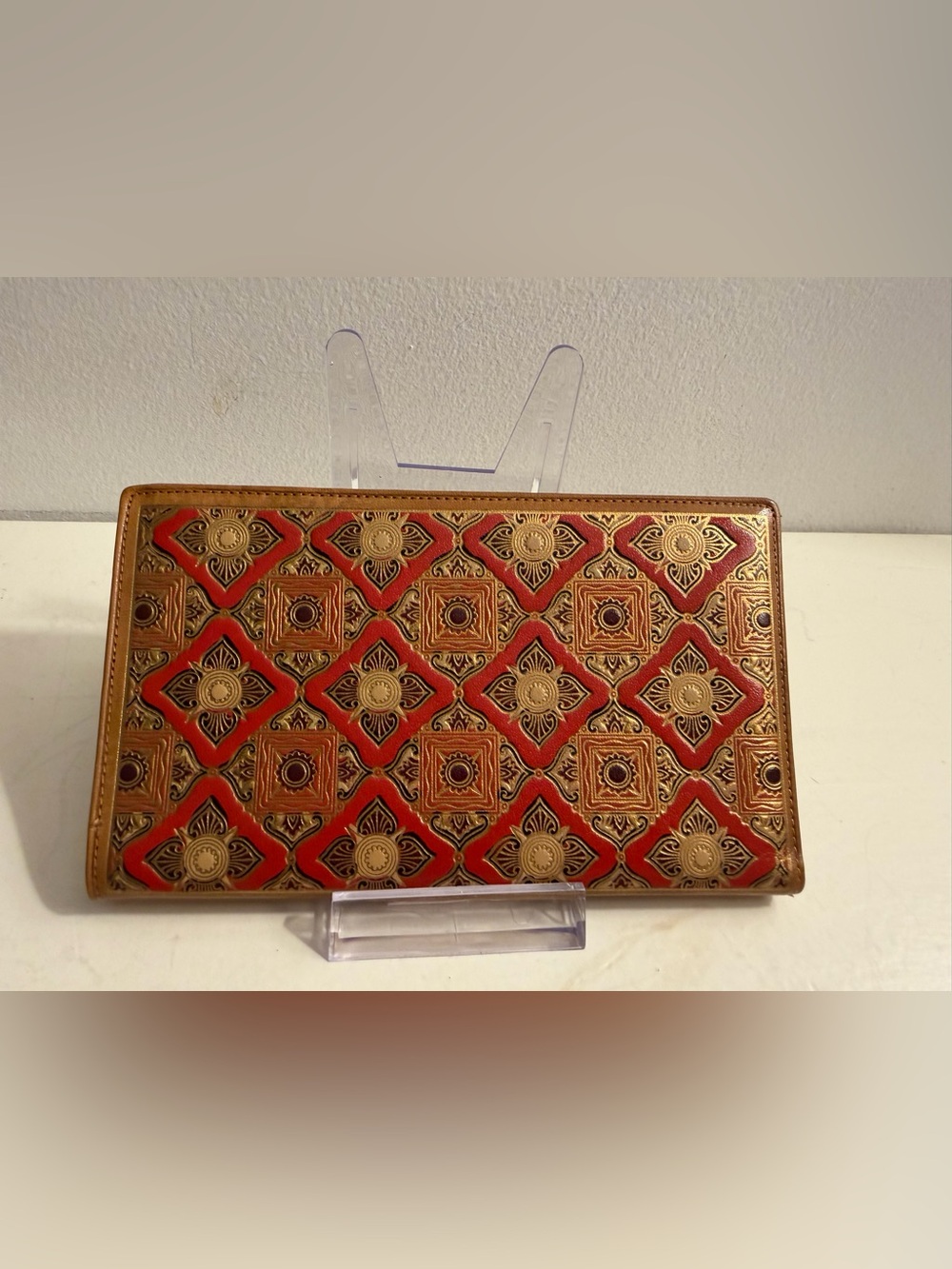 Vintage Tooled Wallet, made in Germany.